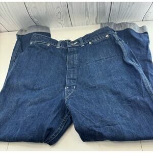 Vintage 70s/80s Tour De France Blue Denim Jeans 30 (8) cropped cuffed EUC